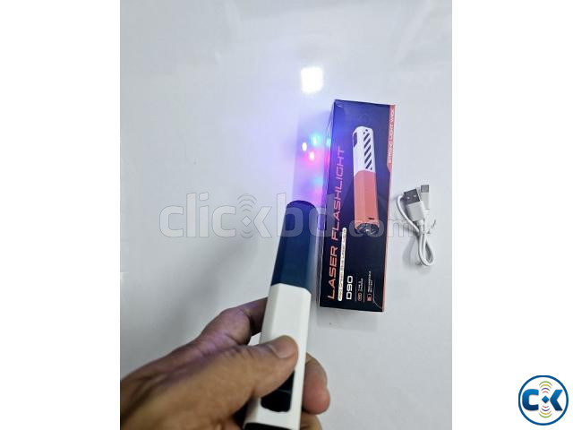 D90 Laser Flashlight Red Green Blue Light large image 3