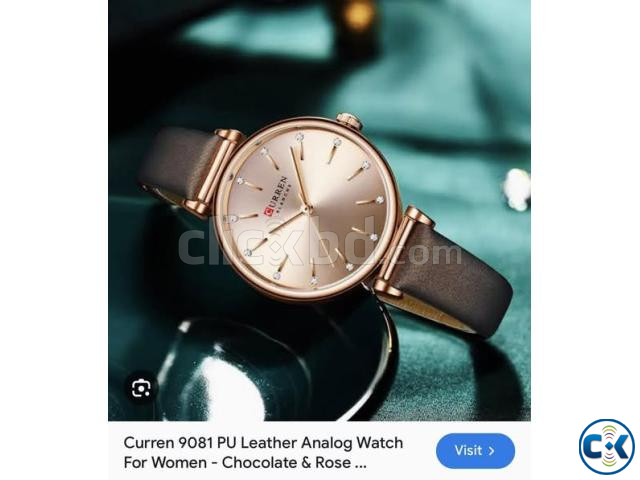 Curren Leather Analog Watch for Women large image 1
