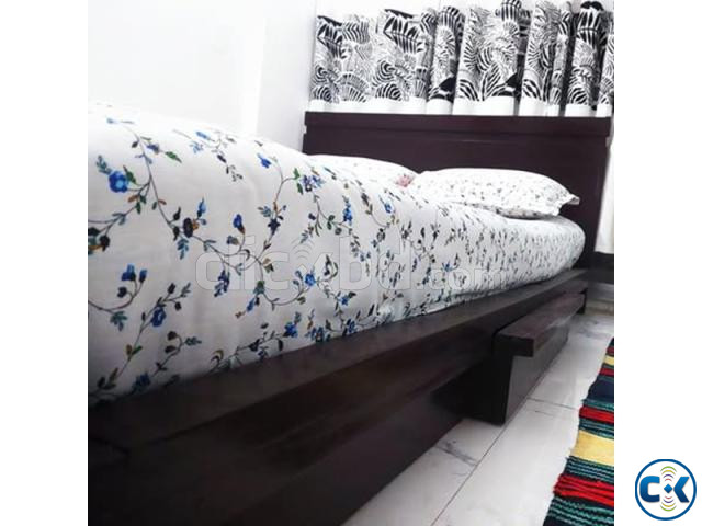Mehogoni wood Queen Size Bed for Sale large image 4