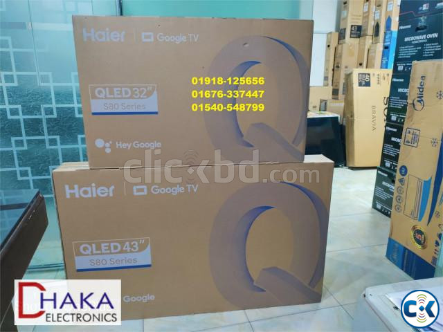 43 inch Haier H43S80EUX QLED 4K Smart Google TV Official large image 0
