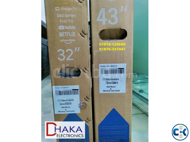 43 inch Haier H43S80EUX QLED 4K Smart Google TV Official large image 1