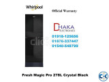 Whirlpool 278L Magic Pro Crystal Black Refrigerator