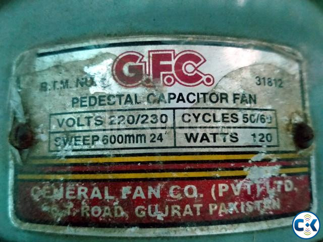 GFC Stand Fan 24 Made by Pakistan  large image 3