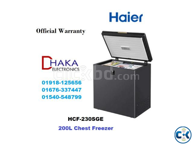 Haier 200L HCF-230SGE Chest Freezer large image 1