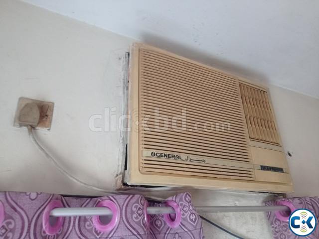 জেনারেল ১.৫ টন উইন্ডো এসি বিক্রি ভালো কন্ডিশন large image 1