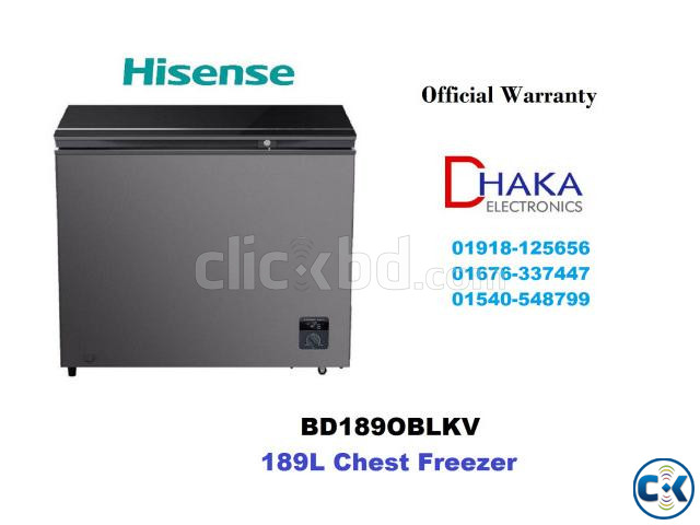 Hisense 189L BD189OBLKV Chest Freezer large image 0
