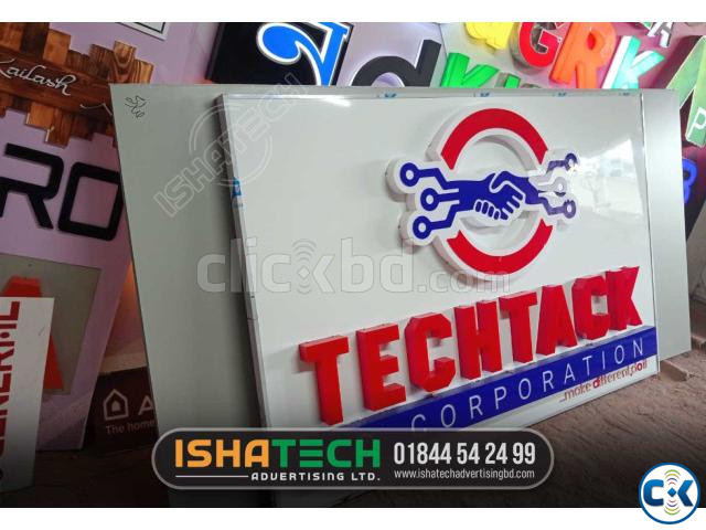 Acrylic Letter Office Name Plate large image 0