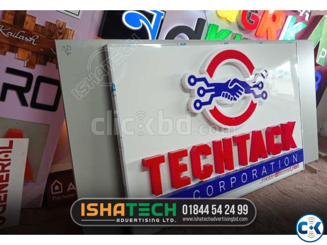 Acrylic Letter Office Name Plate large image 3