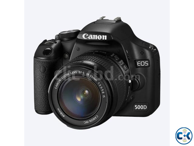 Canon 500D DLSR camera With Kit Lens 18 55 large image 1