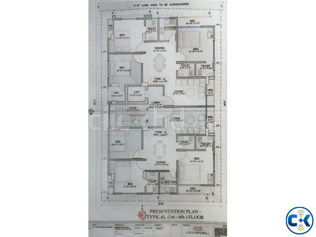 READY FLATS AT BANASREE C BLOCK 1100 SFT SALE. large image 1