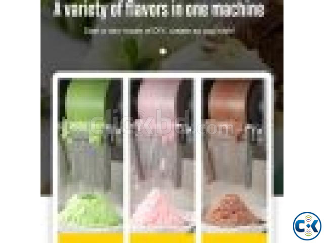 Snow Ice Cream Making Machine Model F24 large image 2