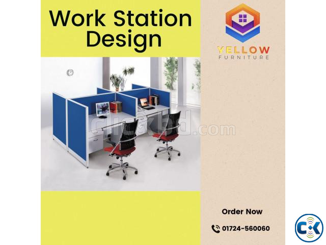 Office workstation desk large image 1