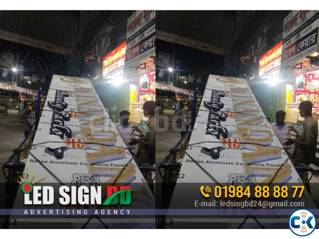 Acrylic letter logo Signage large image 1
