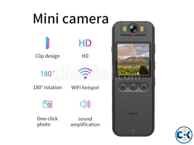 CS12 Body Camera Back clip Digital video recorder large image 1