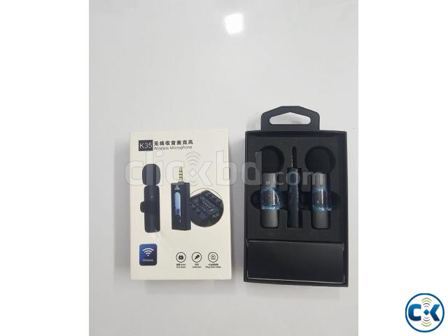 K35 Wireless Microphone Dual Mic large image 2