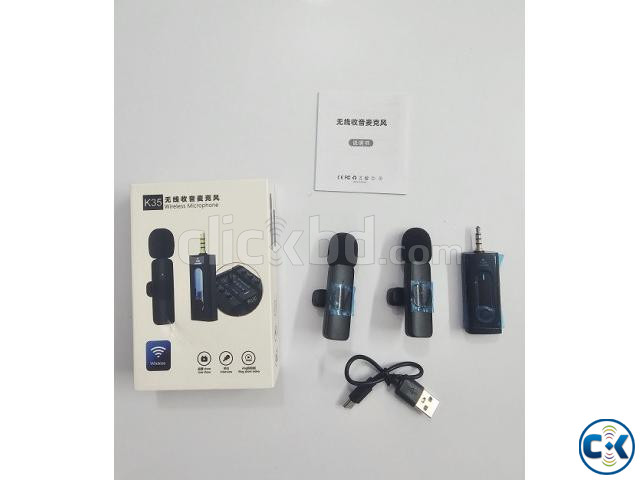 K35 Wireless Microphone Dual Mic large image 3