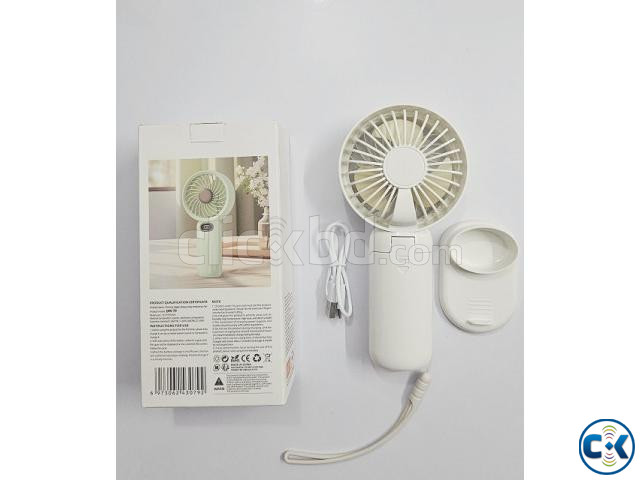 DM79 Handheld Portable Fan LED Display 2 Battery large image 1