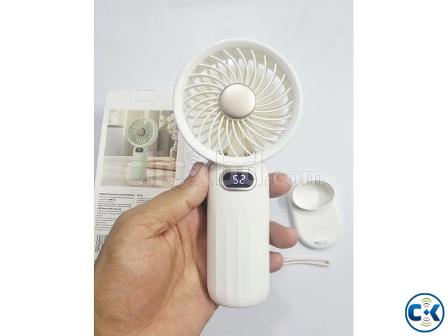 DM79 Handheld Portable Fan LED Display 2 Battery large image 3