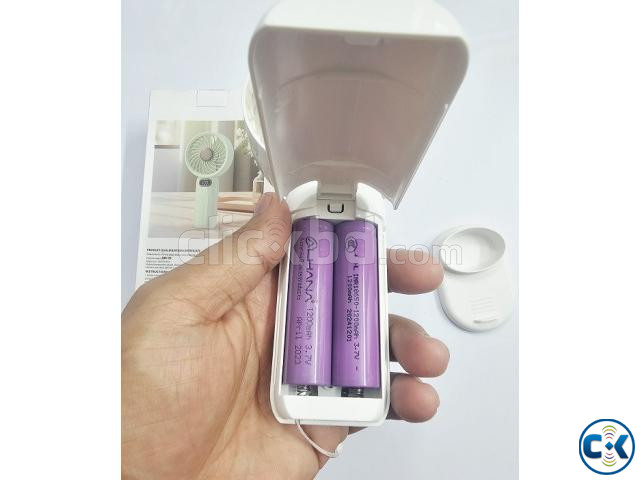 DM79 Handheld Portable Fan LED Display 2 Battery large image 4
