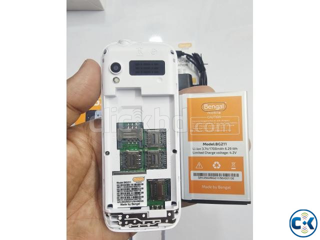 Bengal BG211 Button Phone Four Sim Blue large image 3