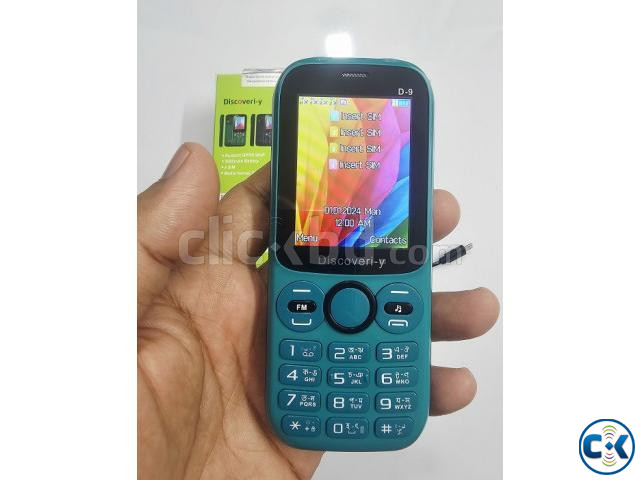 Discovery D9 Button Phone Four Sim 3000mAh Blue large image 4