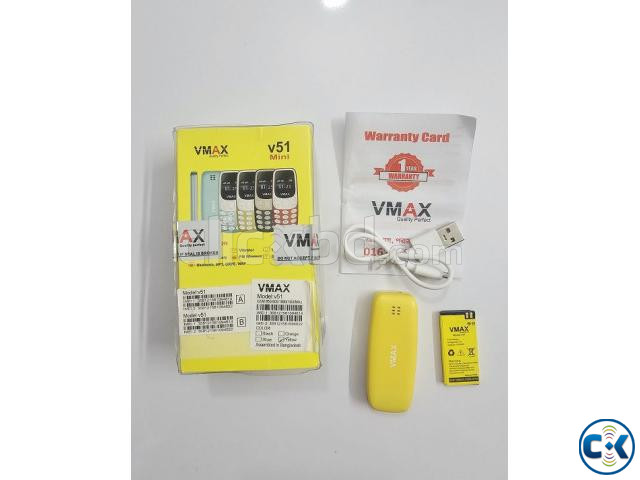 Vmax V51 Mini Phone Dual Sim Yellow large image 2