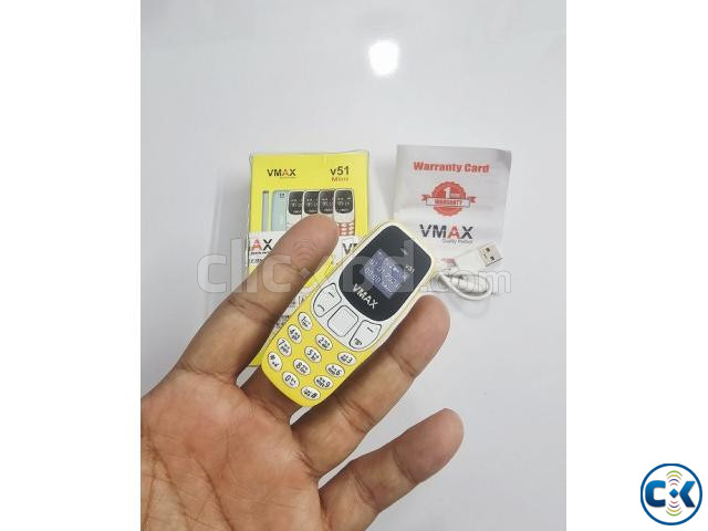 Vmax V51 Mini Phone Dual Sim Yellow large image 4
