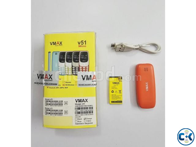 Vmax V51 Small Phone Magic Voice Orange large image 1