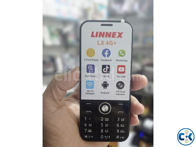 Linnex LX4G Android Touch Button Phone 3GB RAM Black large image 1