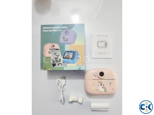 Y600 Kids instant Print Camera With 2 Extra Paper Rolls large image 1