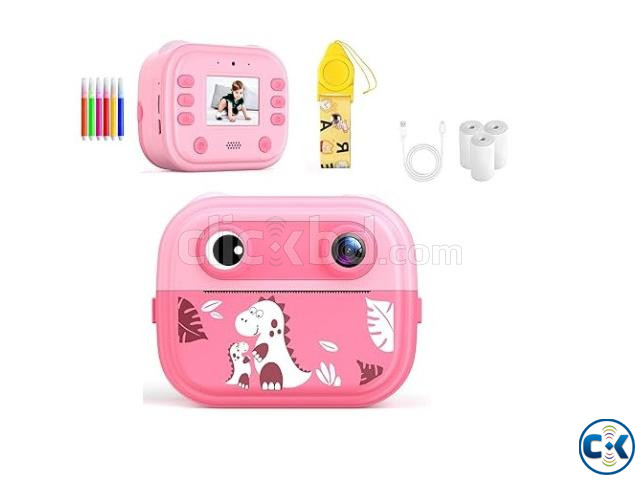 Y16 Kids instant Print Camera With 3 Extra Paper Rolls large image 0