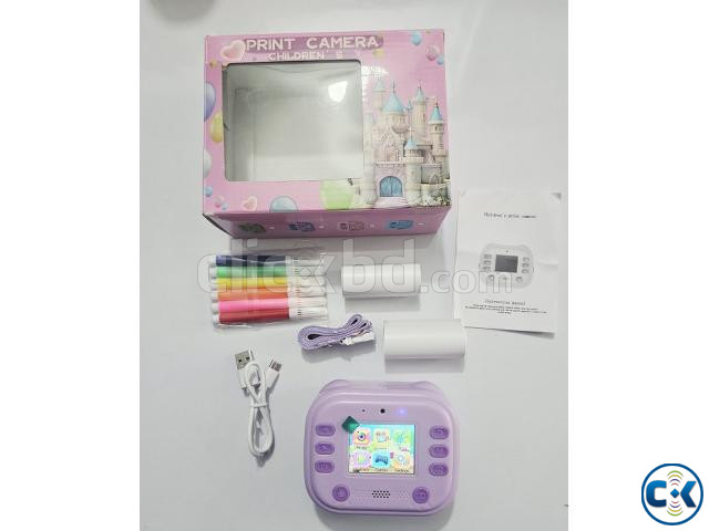 Y16 Kids instant Print Camera With 3 Extra Paper Rolls large image 3