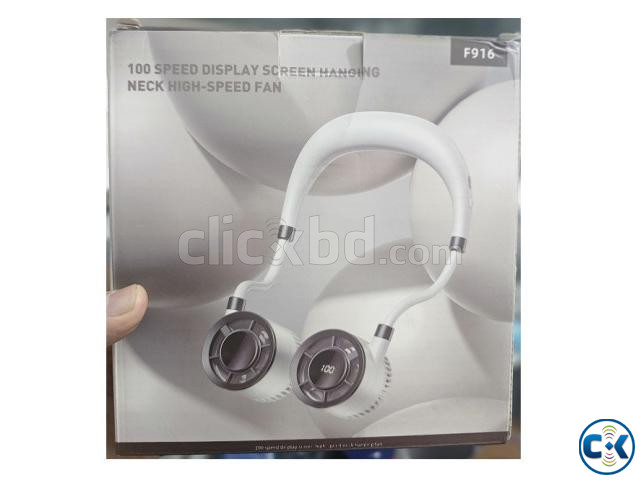 F916 100 Speed Display Hanging Neck High Speed Fan large image 0