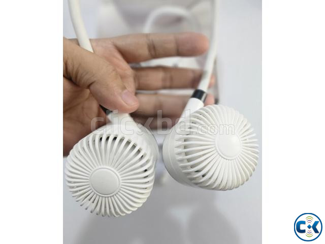 F916 100 Speed Display Hanging Neck High Speed Fan large image 4