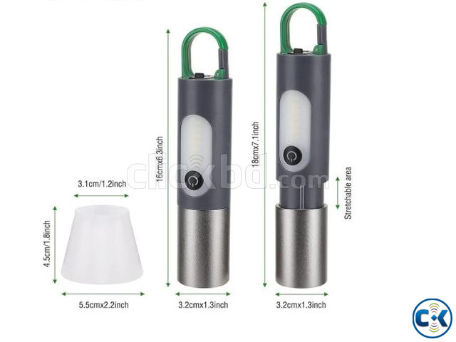 Jx836 Digital Thunder X Flashlight With Zoom large image 1