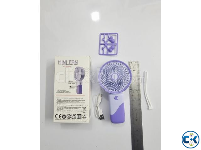 S075 Handhole Mini Fan Rechargeable large image 3