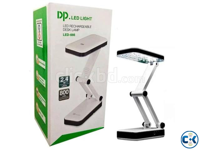 DP LED 666 Foldable Table Lamp Desk Lamp large image 0