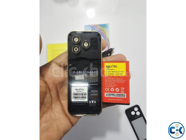 Maxtel Max11 Card Phone Dual Sim White large image 2