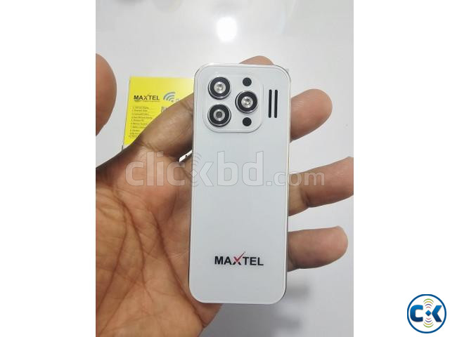 Maxtel Max11 Card Phone Dual Sim White large image 4