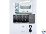 Small image 3 of 5 for Triple Folding Portable Bluetooth Keyboard Touchpad Magnetic | ClickBD