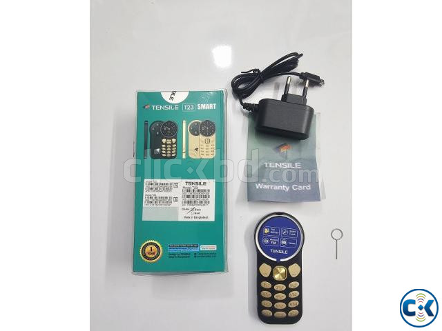 Tensile T23 Smart Button Phone Magic Voice BT Dial Black large image 2