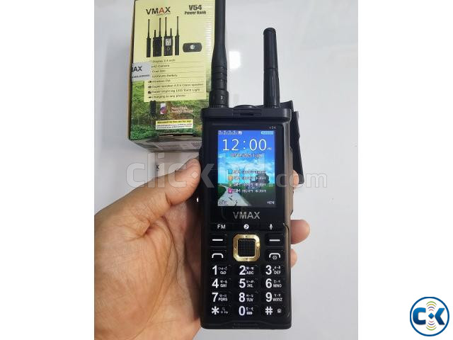 Vmax V54 Antina Phone Power Bank 6200mAh Four Sim Black large image 4
