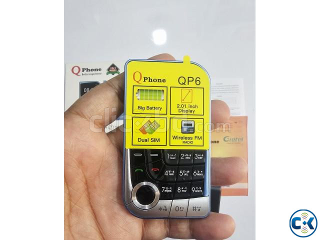 Qphone QP6 Feature Phone Magic Voice Blue large image 2