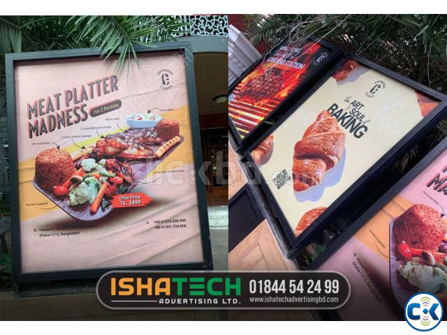 LED Screen Menu Board large image 1