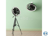 Jisulife FA17 Outdoor LED Ceiling Fan with Long Tripod Stand