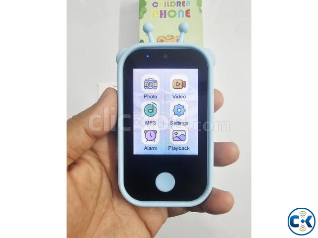 B10 Kids Smart Touch Phone Dual Camera Protection Cover Blue large image 1