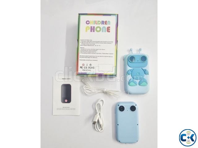 B10 Kids Smart Touch Phone Dual Camera Protection Cover Blue large image 2