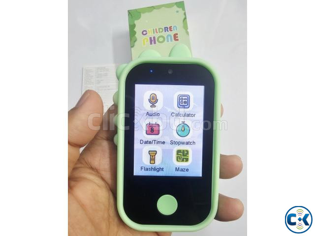 B10 Kids Smart Touch Phone Dual Camera Protection Cover Blue large image 3