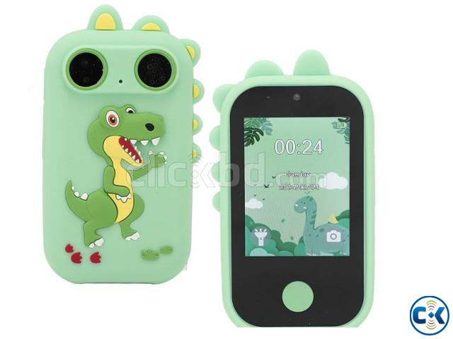 B10 Kids Smart Touch Phone Dual Camera Protection Cover Blue large image 4