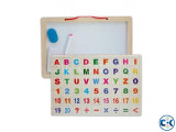 Kids Magnetic Puzzles White Board And Black Slate